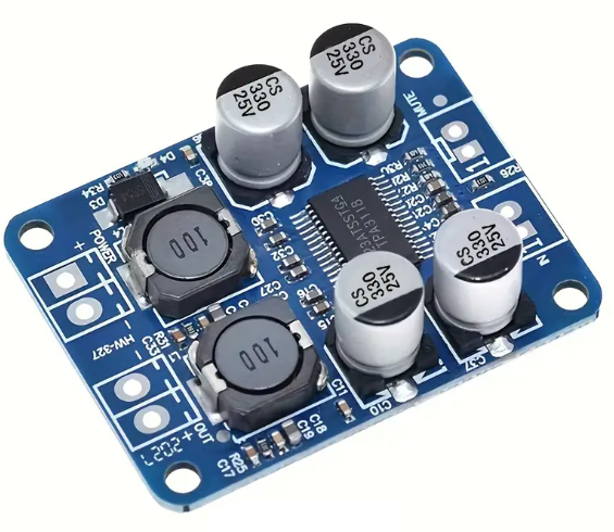 Modulis: audio, jaudas pastiprinātajs TPA3118, Digital Audio, Mono, 60W, DC12...24V, 45x35x12mm