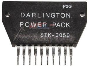 STK0050 Mikroshēma OUTPUT STAGE OF AF POWER AMP, ±36V, 50W, SIP10-4004