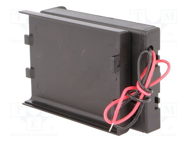 Bateriju turētājs ar vaciniem, 3xAA |||, slēdzis, izvadi: vadi