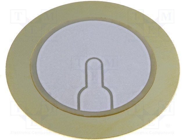 Piezo diafragma, D=35mm, 4500Hz, bez ģeneratora