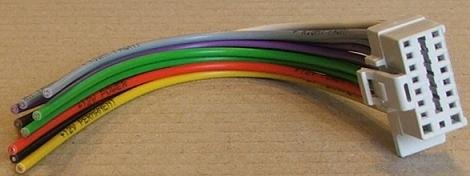 ZRS-129 štekers PANASONIC CQ-RDP123 auto savienotājvads