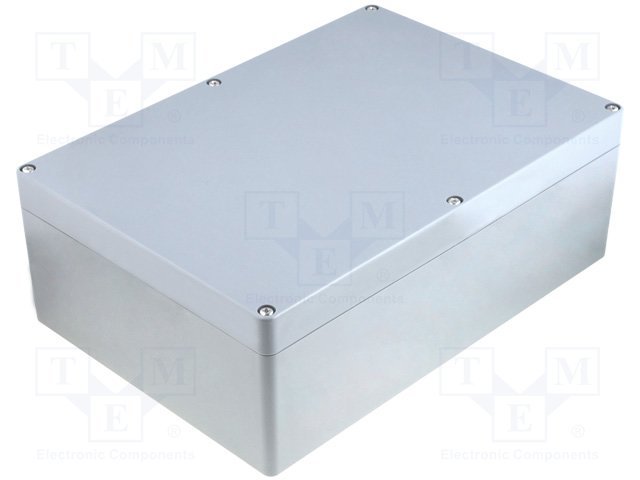 Plastmasas korpuss, 185x265x95mm, IP65, ABS, pelēkā krasa