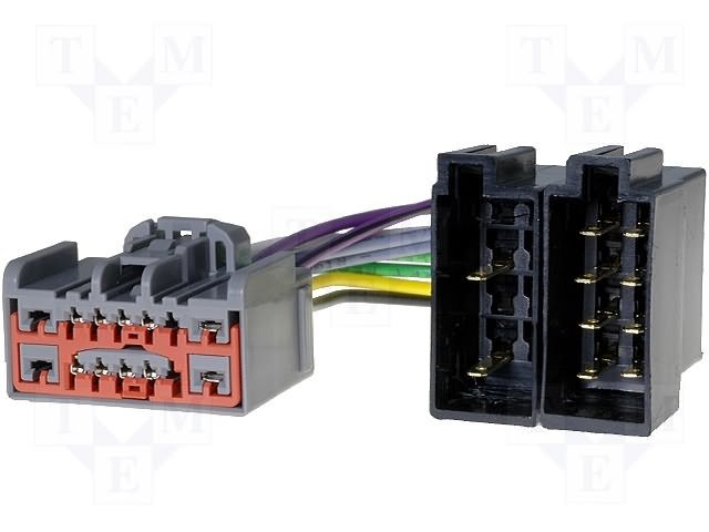 ZRS-146 Connector for radio Volvo 14-pin 2004-> ISO