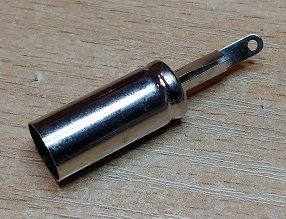 auto antenas ligzda, lodējama, metaliskā