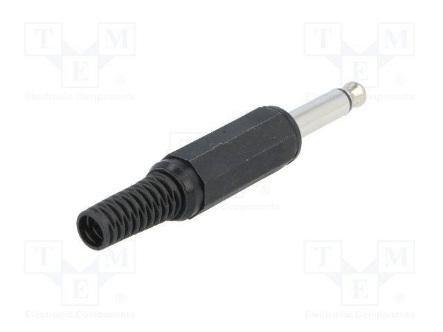 6.35mm štekers, mono, plastmasas, vadam, ar amortizatoru, vada max Ø7mm, LUMBERG