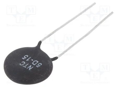 Termistors, NTC, 16.5mm, 6A, 5R, -55...200°C