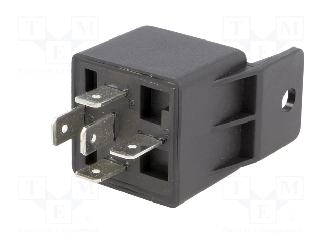 Relejs DC24V, SPDT, 40A/14VDC, 320R(75mA), viens kontakts uz pārslēgšanu, 28.6x28.6x25.3mm, SHORI ELECTRIC