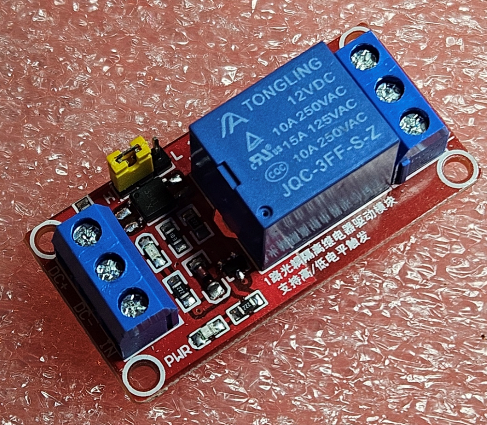 Modulis: relejs 1, 12VDC, 10A, 30VDC/250VAC, 50x17x18mm