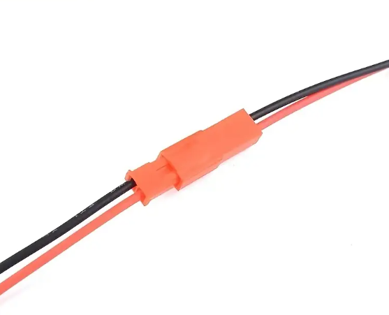 Vadu komplekts SM, 2pin, spraudnis/ligzda, ar vadiem L=85mm, 250V/3A