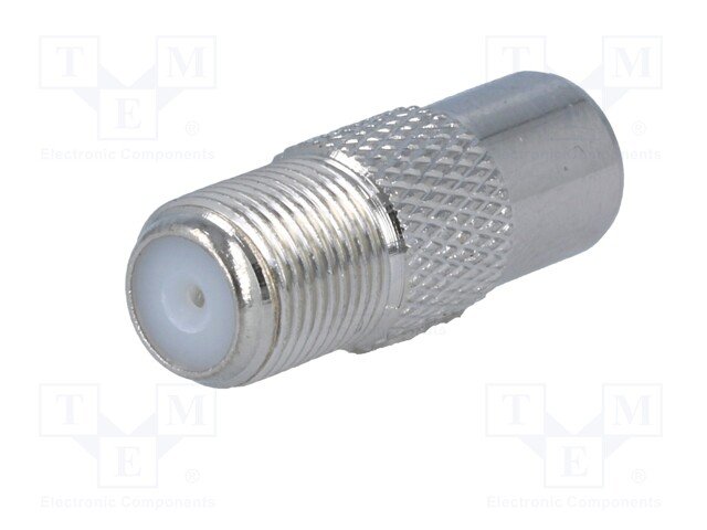 TV  štekers uz F ligzda, metals, pārēja