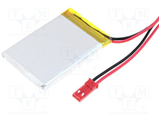 Akumulators Li-pol, 3.7V/750mAh, izvadi, 4.4x34x50mm