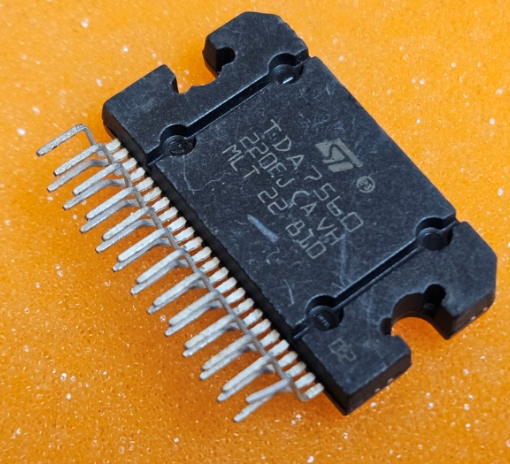 TDA7560 Mikroshēma 4x45W QUAD BRIDGE CAR RADIO AMPLIFIER PLUS HSD, FLEXIWATT-25