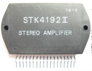 STK4192-II Mikroshēma, AF Power Amplifier (Split Power Supply) (50W + 50W min, THD = 0.4%)