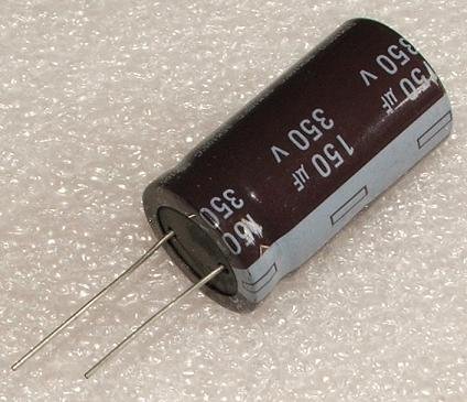 150/350V, 105C, Ø25x40mm, ±20%, Kondensators elektrolītisks, 2000h, TEAPO, ar lokaniem izvadiem