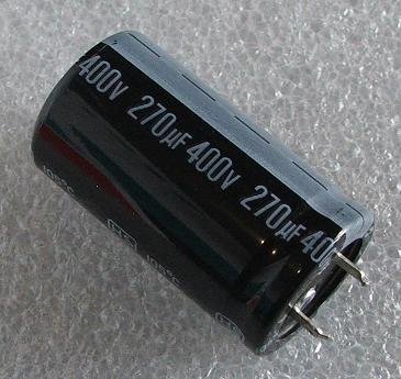270/400V, 105C, Ø25x45mm, ±20%, Kondensators elektrolītisks, 2000h, SNAP-IN, Jamicon