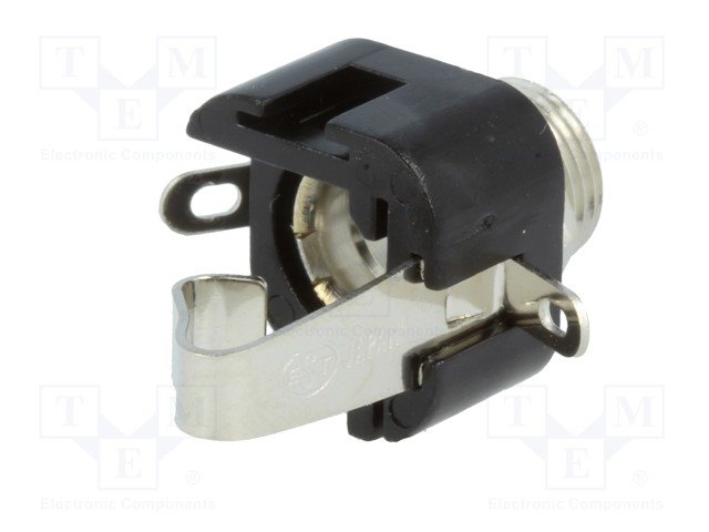 6.35mm ligzda, mono, plastmasas, vadam, skrūvejamas šasijai M9, LUMBERG