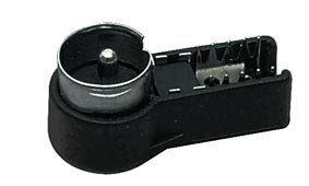 auto antenas štekers ISO, plastmasas, leņķisks