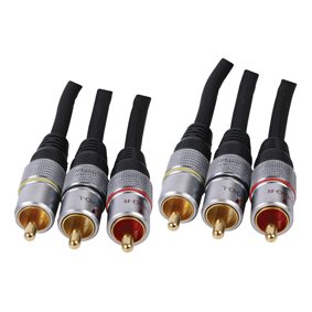 4RCA štekers/4RCA štekers GOLD, vads, 1.5m