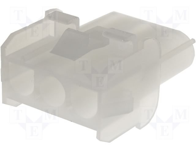 3pin(1x3), korpuss kontaktam "mama", 6.35x6.35mm, NLS serija, taisns