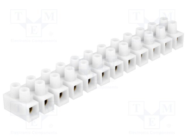 Kabeļa savienotājs 12pin, 6.0mm2, 41A, 380V, 129.3x20.7x16.4mm