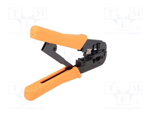 Crimp stanga RJ11 (6p2c), RJ11 (6p4c), RJ12 (6p6c) RJ45 (8p8c)