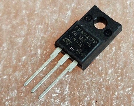 10NK60ZFP Tranzistors N-FET 600V, 10A, 35W, 0R65, TO-220FP