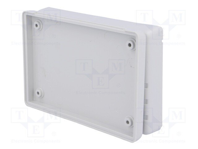 Plastmasas korpuss, 84x124x30mm, ABS, pelēkā krasa