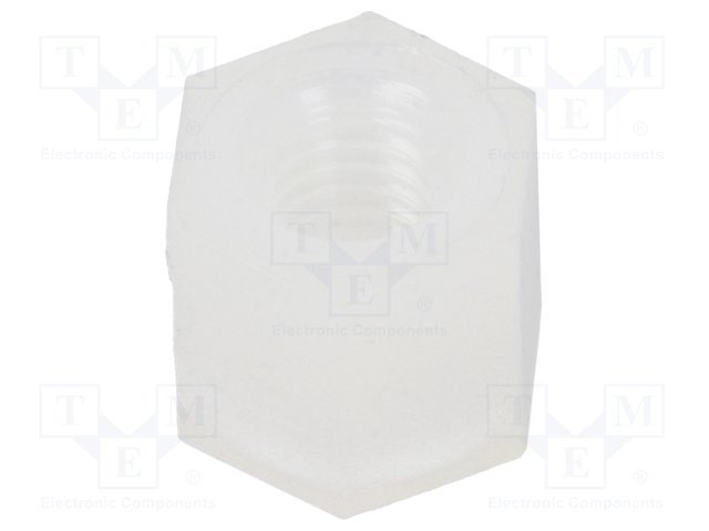 Distancers plastmasas L=5mm, M3 iekšeja vitne- M3 iekšeja vitne