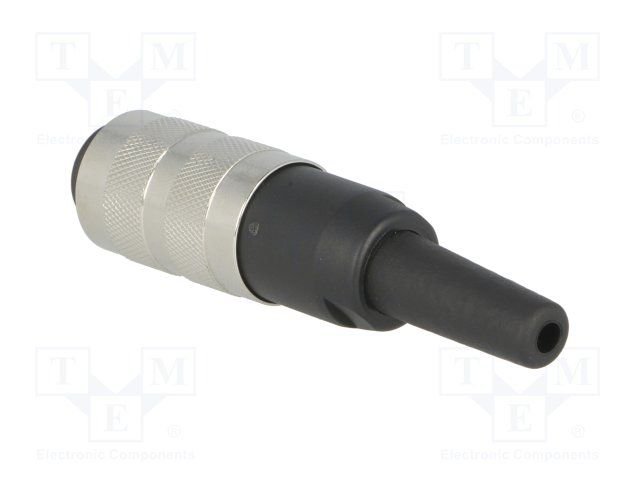 7Pin rūpņiecības savienotājs uz vadu "mama" dakša, 5A/300V, IP40, Ag, 360grad., apaļš, serija C091A, Pēc iepriekšēja pasūtījuma