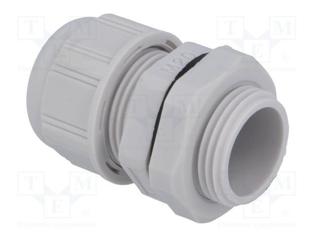 Kabeļu ievade 7...12mm, IP68, -40...100°C, poliamids, M20, pelekā krasa