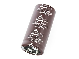 220/450V, 105C, Ø22x45mm, ±20%, Kondensators elektrolītisks, 3000h, SamYoung, SNAP-IN