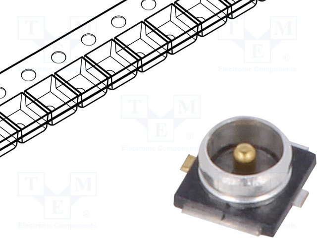 R-SMT ligzda, SMD, PCB, 50Ω, W.FL