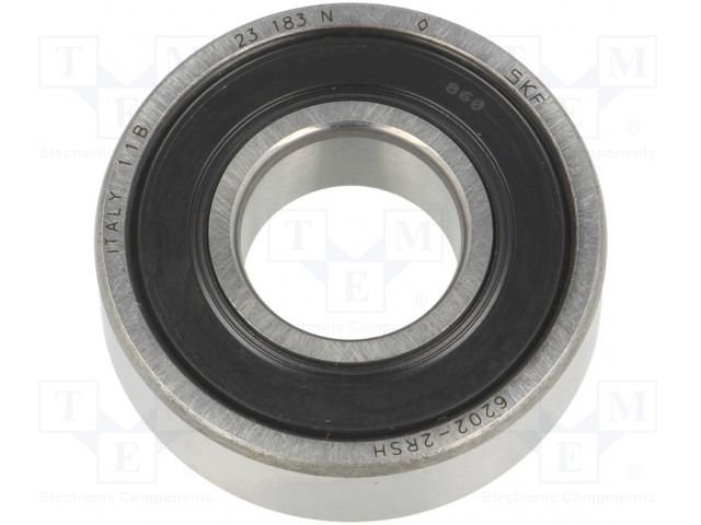 Gultnis: vienrindas lodīšu gultnis, D=35mm, d=15mm, W=11mm