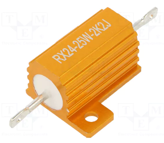 2K2 25W, ±5%, Rezistors, 27.3x28x14.6mm