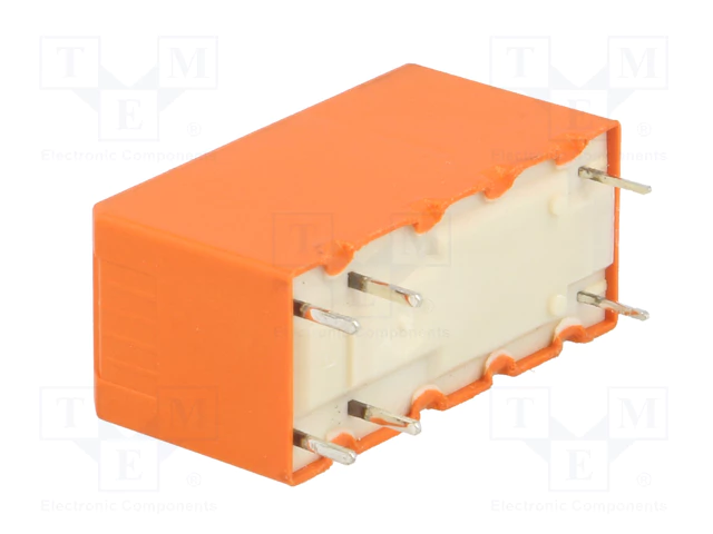 Relejs DC48V, SPST-NO, 16A/250VAC, 16A/24VDC, 5.73kΩ(8.3mA), viens kontakts uz saslēgšanu, 29x12.7x15.7mm, TE Connectivity