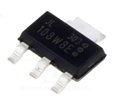 ACT108W/800E SMD Mikroshēma Thyristor: AC switch, 800V, Ifmax: 0.8A, Igt: 10mA, SOT223