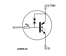 5NB120SZT4 SMD Tranzistors IGBT+R+ZD, 1200V, 5A, 75W, TO-252