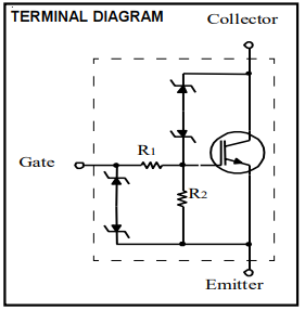 IRGB14C40L Tranzistors IGBT+R+ZD, 400V, 14A, 125W, TO-220