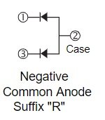 FMG22R 2*Diodes 200V, 2*5A, 50ns (Katod-ANOD-Katod), TO-220FP