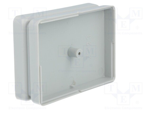 Plastmasas korpuss, 59x84x23mm, ABS, melna krasa