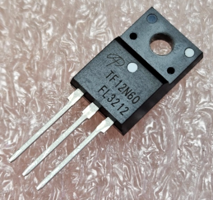 12N60(izol.) Tranzistors N-FET, 600V, ±30V, 12A, 50W, 0R55, TO-220F