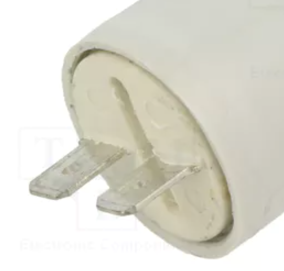 2.5/425VAC, ±5%, elektromotoru kondensators, klemes 6.3mm, 10000h, FAST FIX, Ø25x55mm