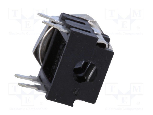 3.5mm ligzda, mono, plastmasas, THT, skrūvejamas šasijai M8, on/off, CLIFF