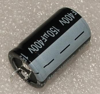 150/400V, 85C, Ø22x35mm, ±20%, Kondensators elektrolītisks, 2000h, SNAP-IN, Jamicon