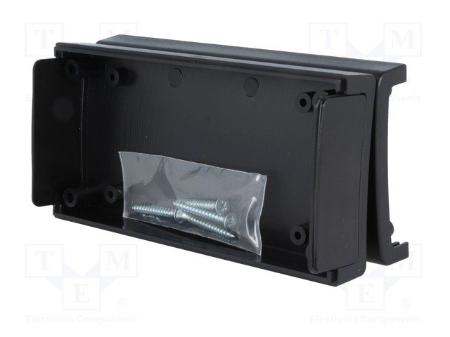 Plastmasas korpuss, 60x120x31mm, ABS, melnā krasa