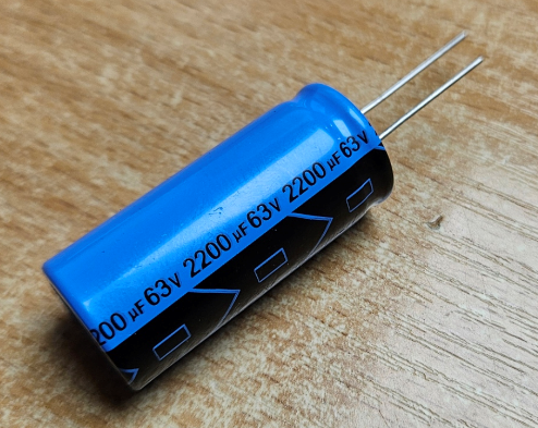 2200/63V, 105C, Ø18x40mm, ±20%, Kondensators elektrolītisks, 2000h, VISHAY, ar lokaniem izvadiem