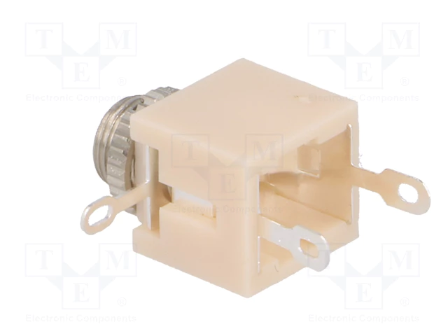 3.5mm ligzda, stereo, plastmasas, vadam, skrūvejamas šasijai M6