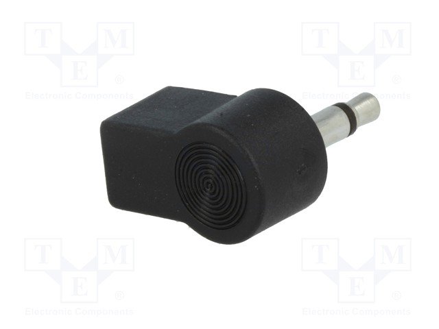 3.5mm štekers, mono, plastmasas, uz vadu, leņķisks, LUMBERG