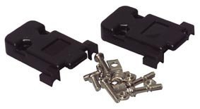 9PIN  korpuss plastmasas, RS232, VGA, ar īsām skrūvēm