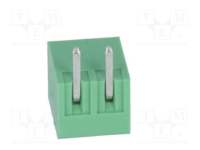 Terminal blocks PCB, štekers, 2pin, 3.50mm, 7A, leņķisks